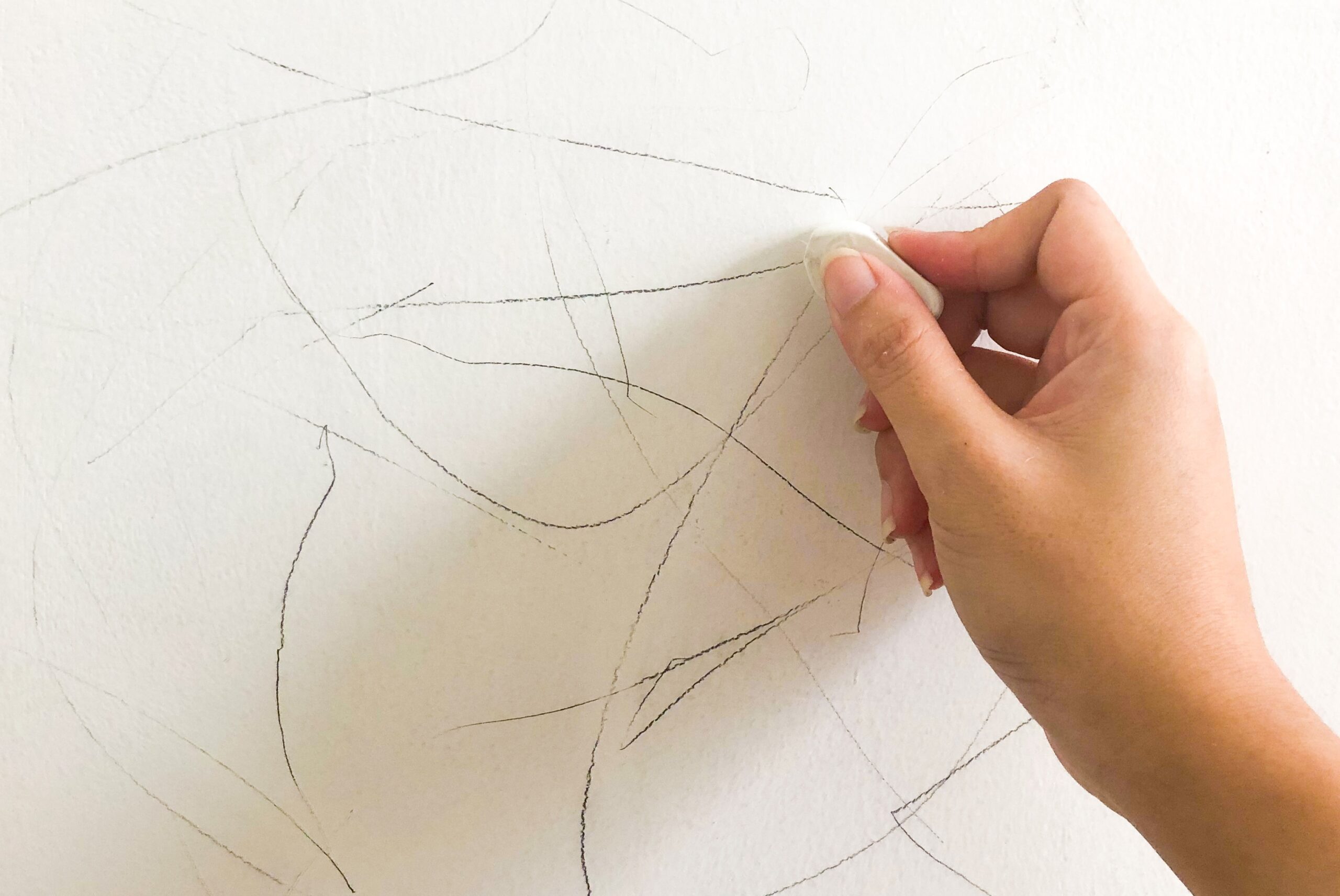 pencil markings